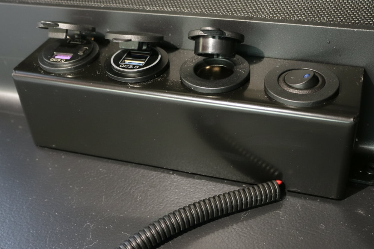 12V and USB Power Panel